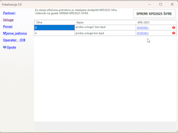 Validiranje KPD 2025